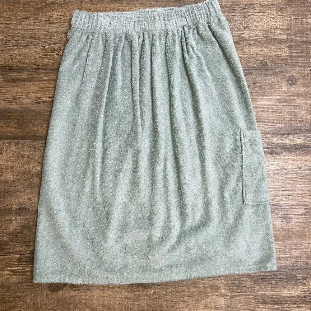 Spa Bath Wrap Sage Green Adjustable Towel Pool Beach One Size Minimalist Japandi